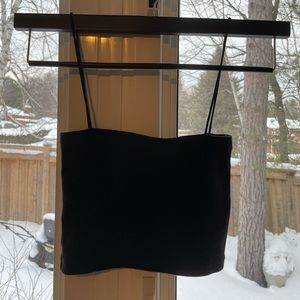 Zara black tank top. Size M